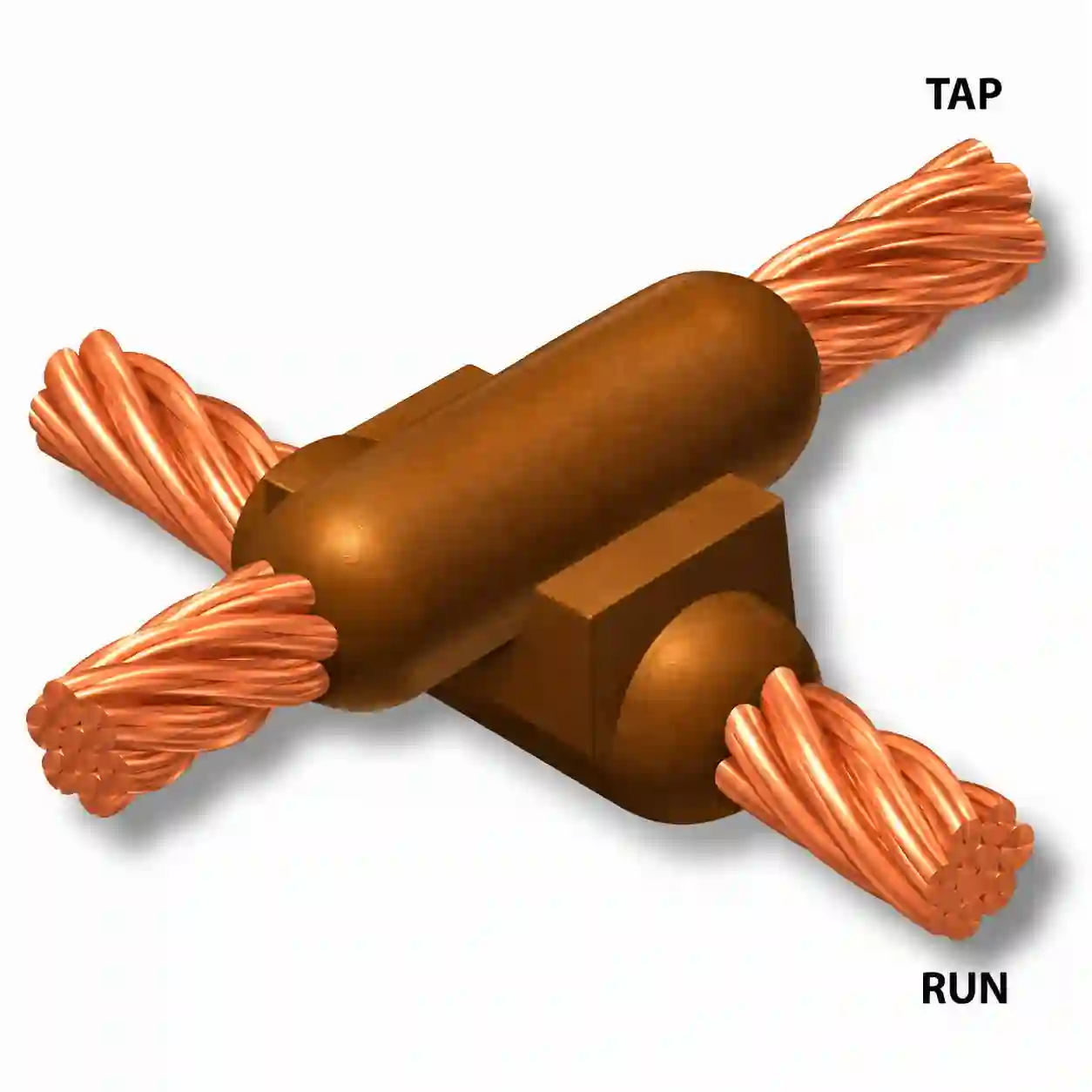Molde Grafito Tipo CC-11 para Empalme de Cable Sobrepuesto Tipo Cruz Thermoweld - Imagen 2