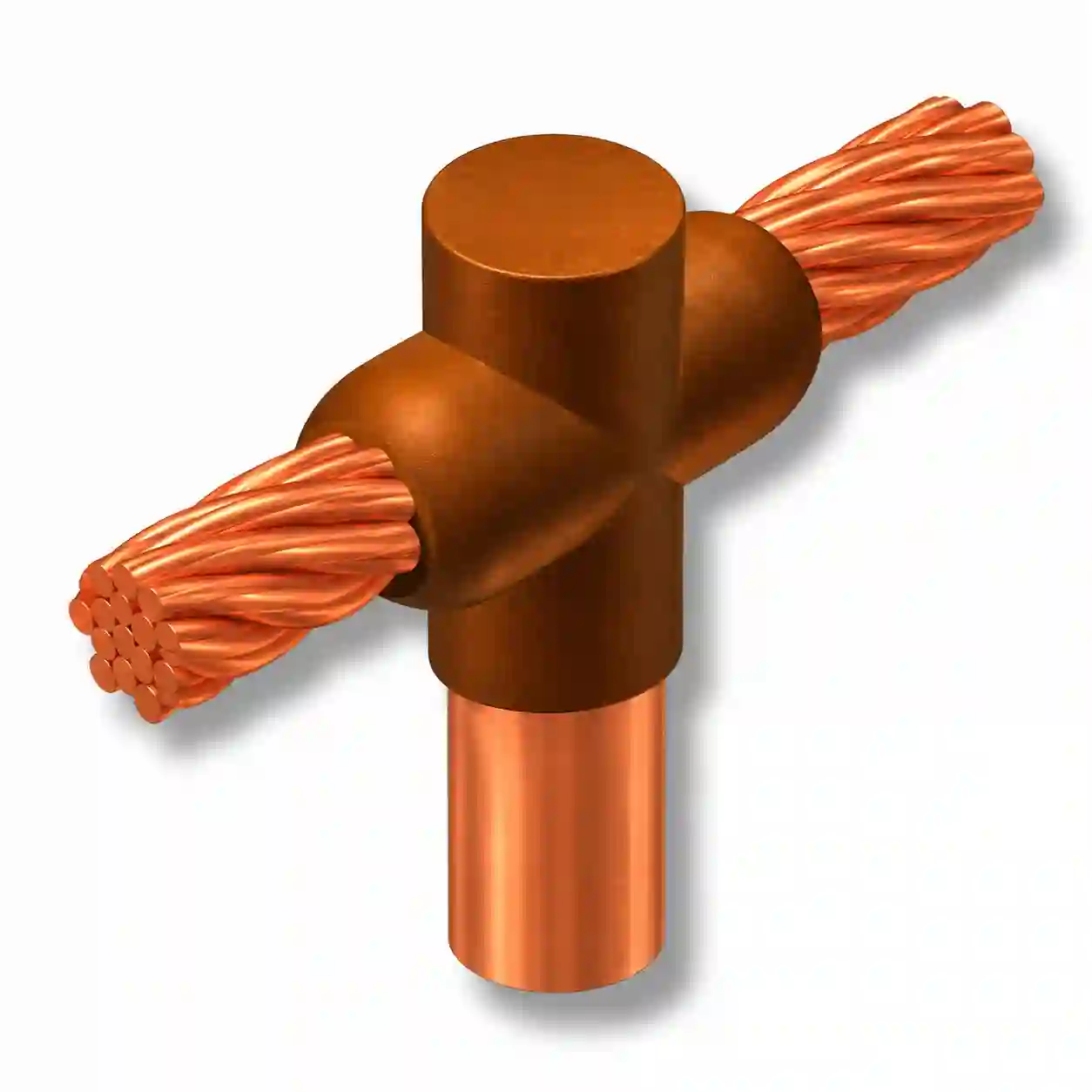 Molde Grafito Tipo CR-2 para Empalme en T Cable a Varilla Thermoweld - Imagen 2