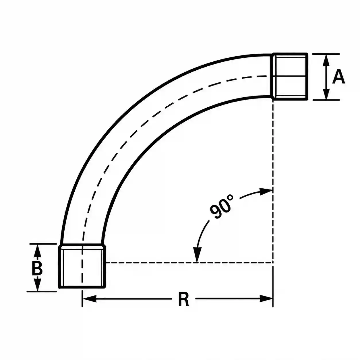 Curva PVC 90° SCH40 extremo Bell UL Ledes - Imagen 2