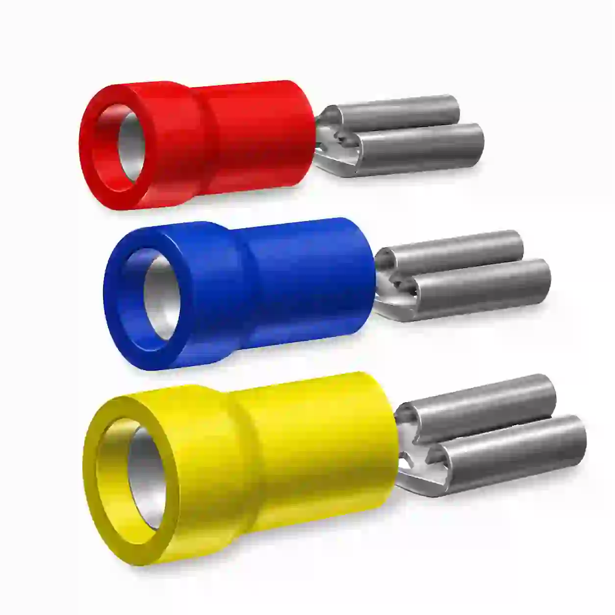 Term Hembra Vinyl Ins Pcable 22-16AWG Rojo Burndy